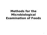 6.Methods for the Microbiological Examination of Foods.ppt